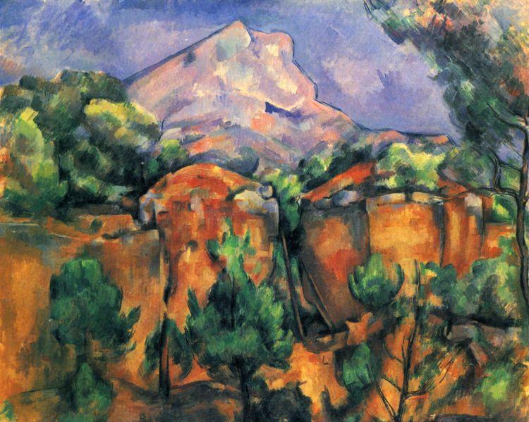 Paul Cezanne Montagne Sainte Victoire oil painting image